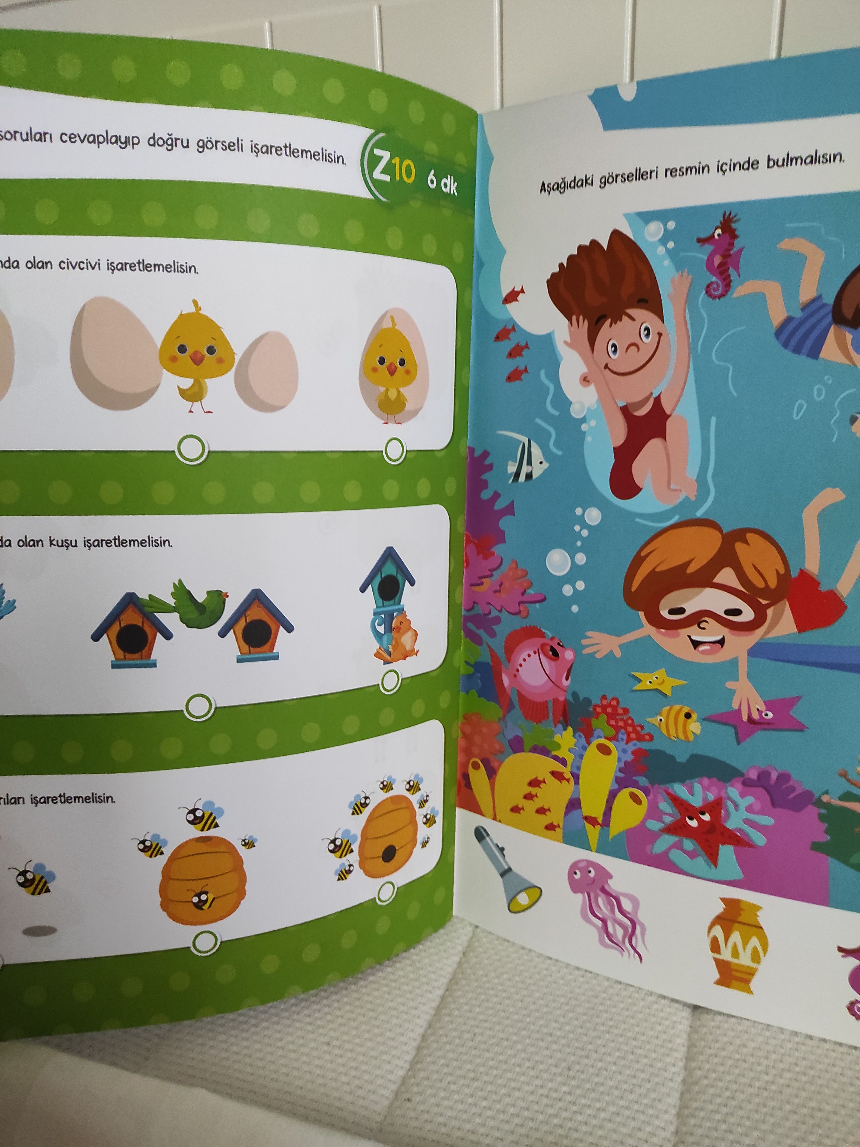 2 Yaş Etkinlik Kitabım Seti (Z10 Sistemi) MP43417 | Mucit Panda