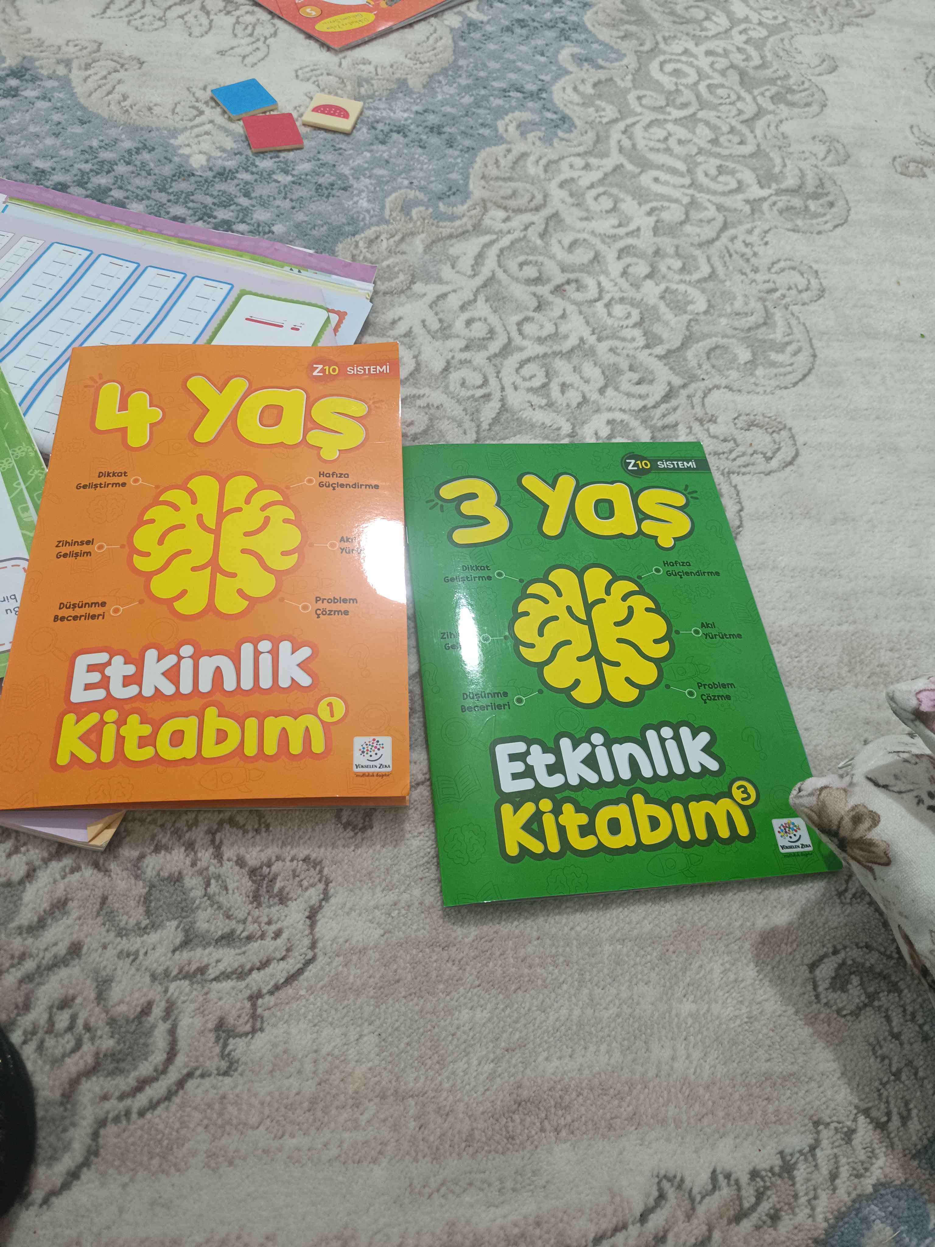 3 Yaş Etkinlik Kitabım Seti (Z10 Sistemi) MP43418 | Mucit Panda