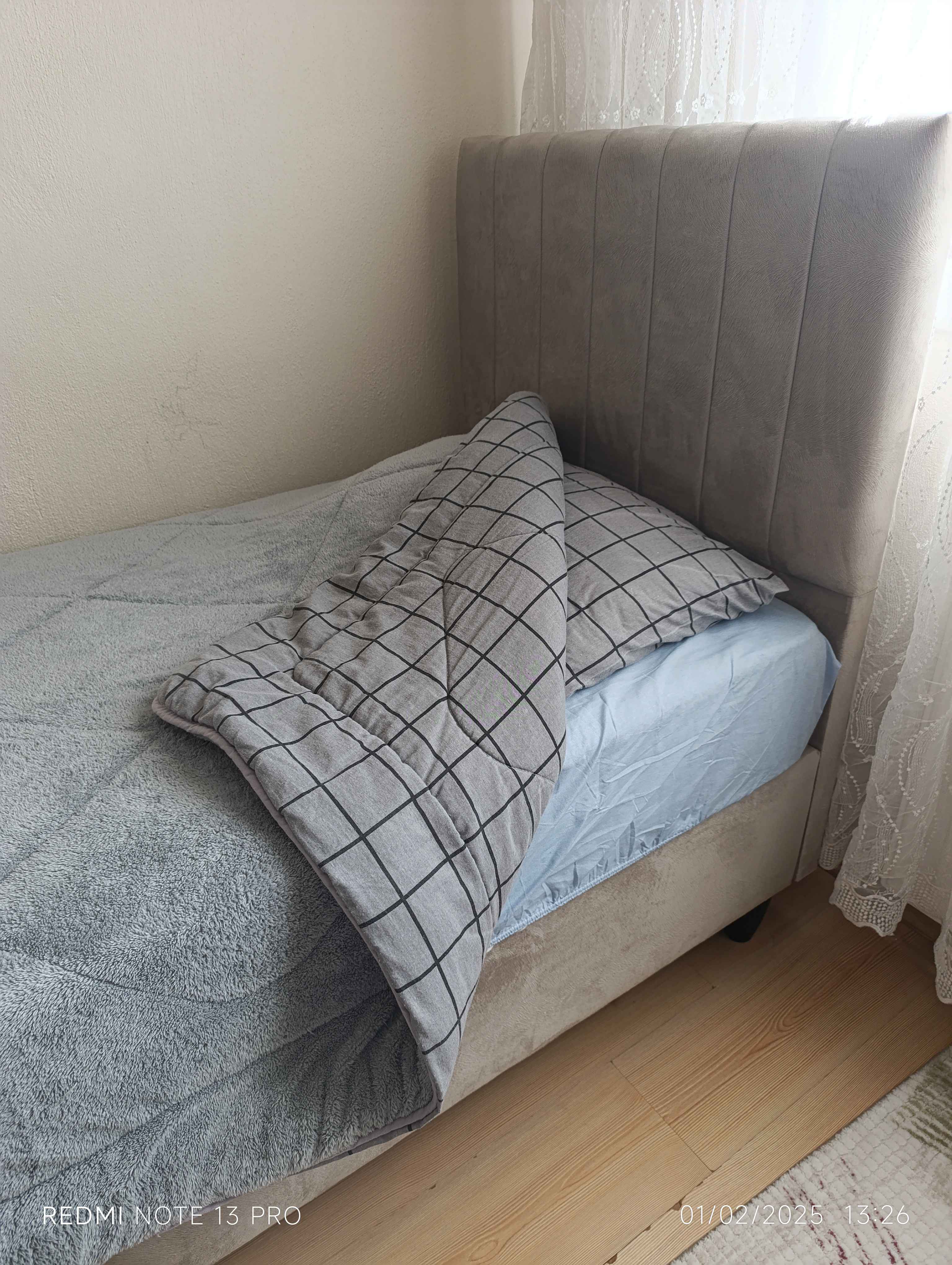 Müşteri fotoğrafı — Cennet Yatak seti kurulu hali