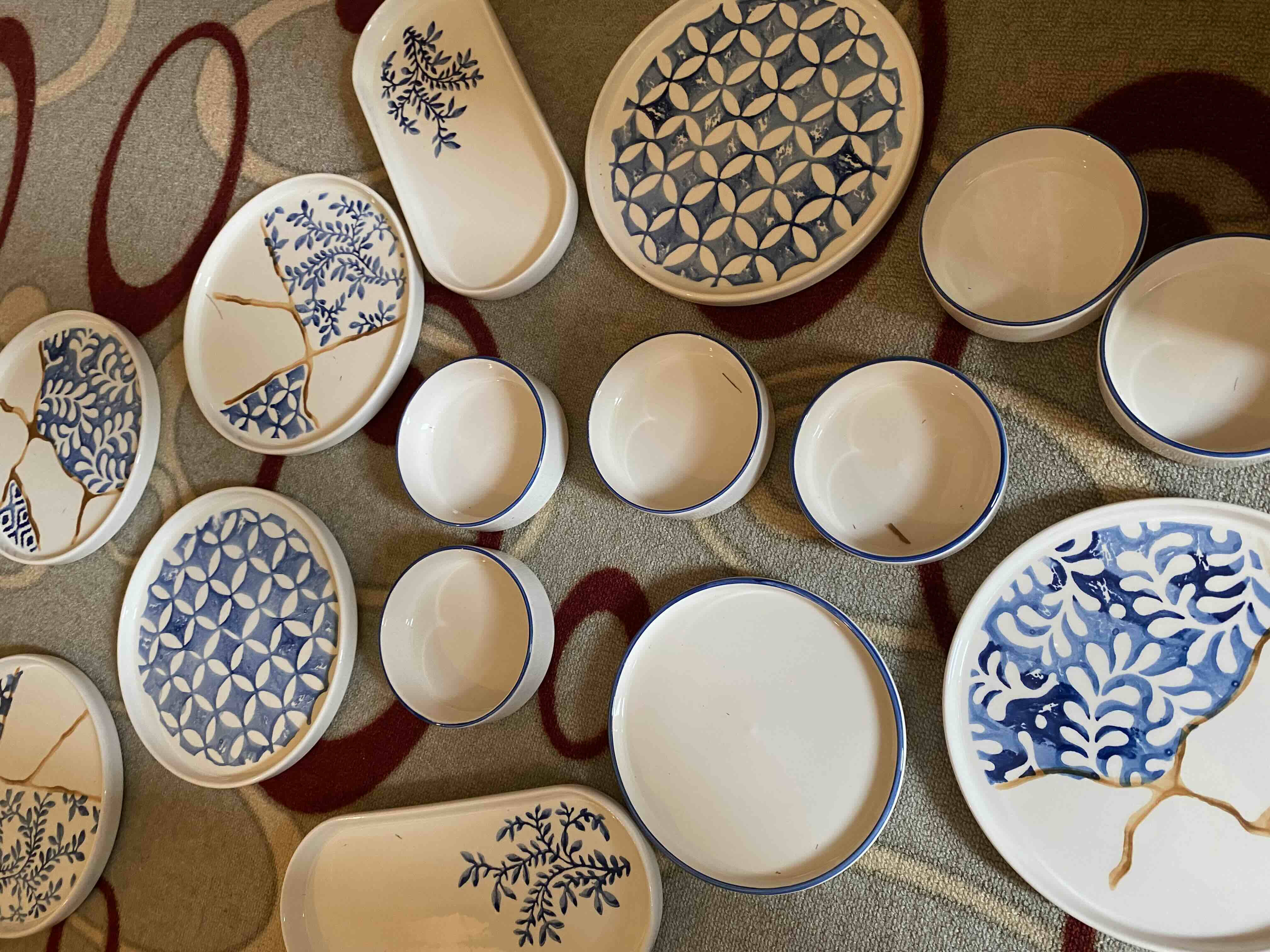 Azure 6 Kişilik 15 Parça Seramik Kahvaltı Takımı – Nehir