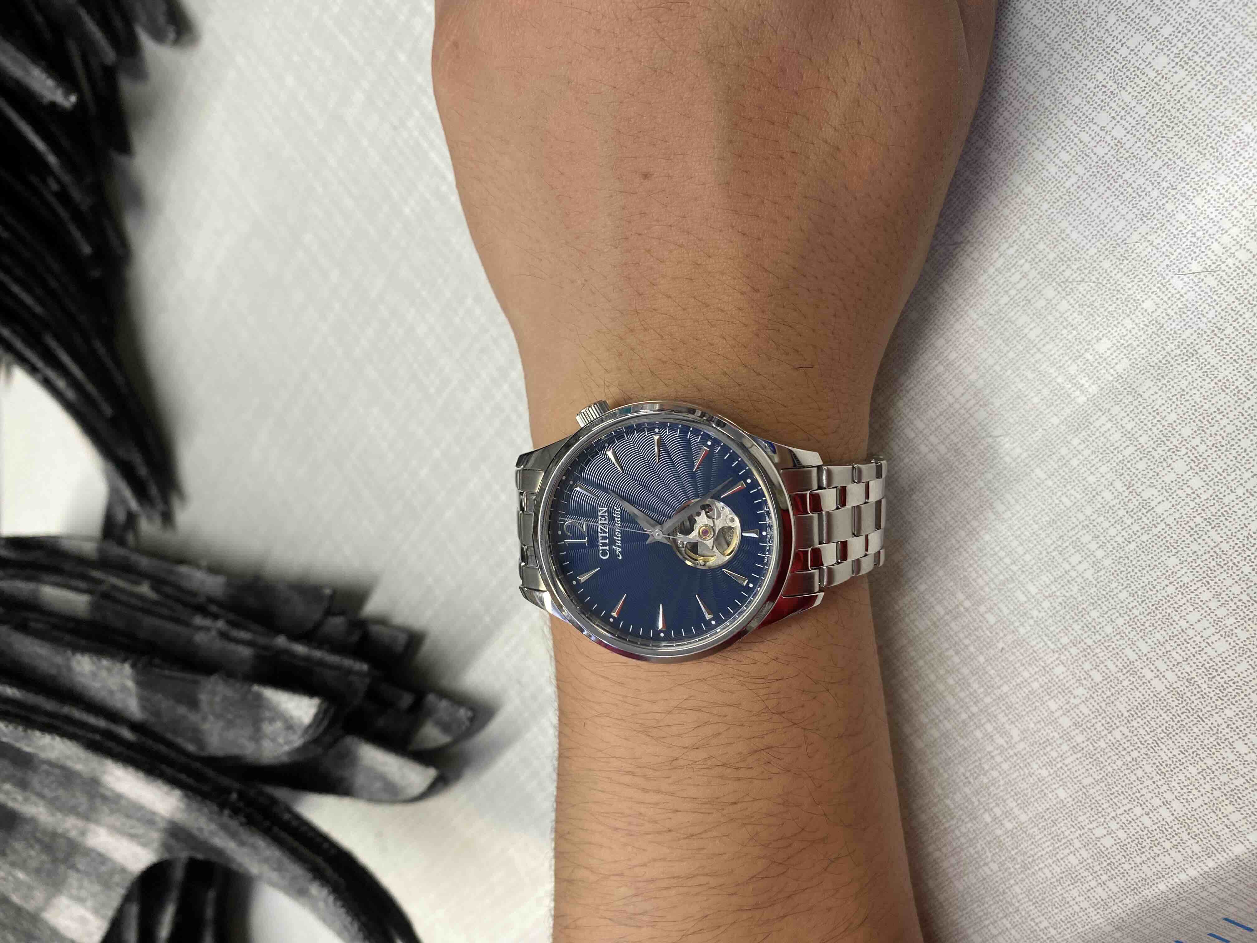 Citizen Mechanical Open Heart Nh9131-73L Otomatik Erkek Kol Saati