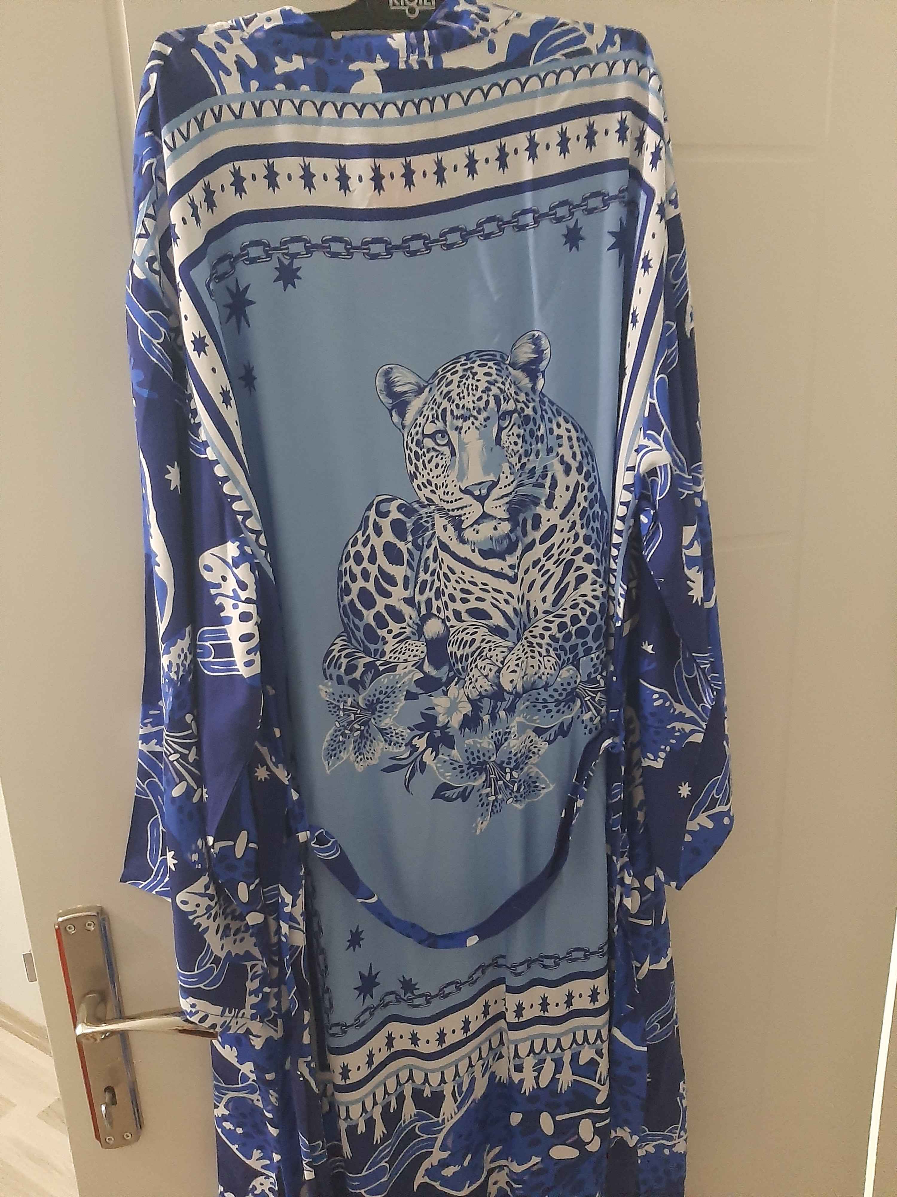 Saks Desenli Lydia Kimono | SUWEN