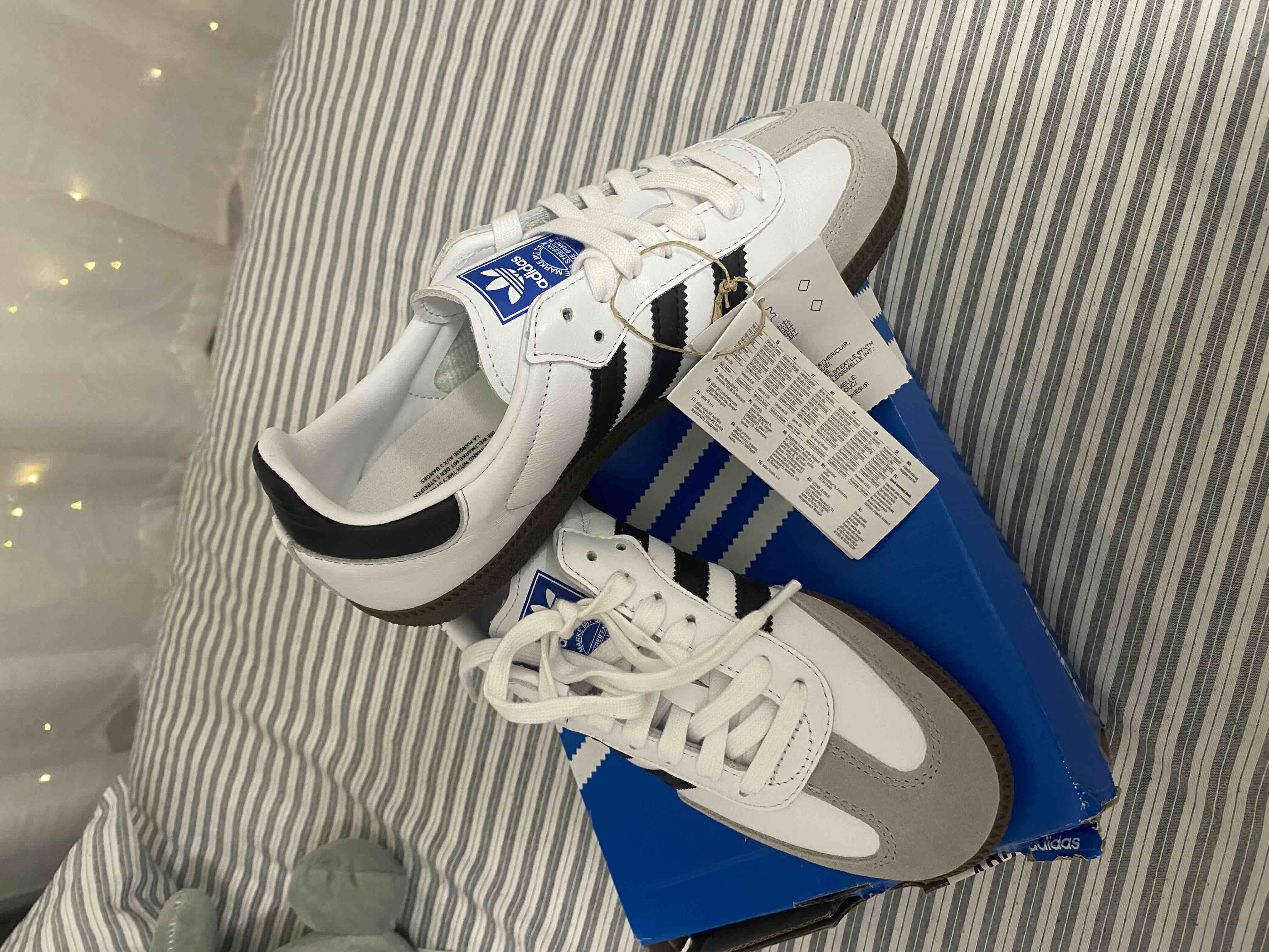 adidas Samba OG Unisex Beyaz Spor Ayakkabı | SuperKids