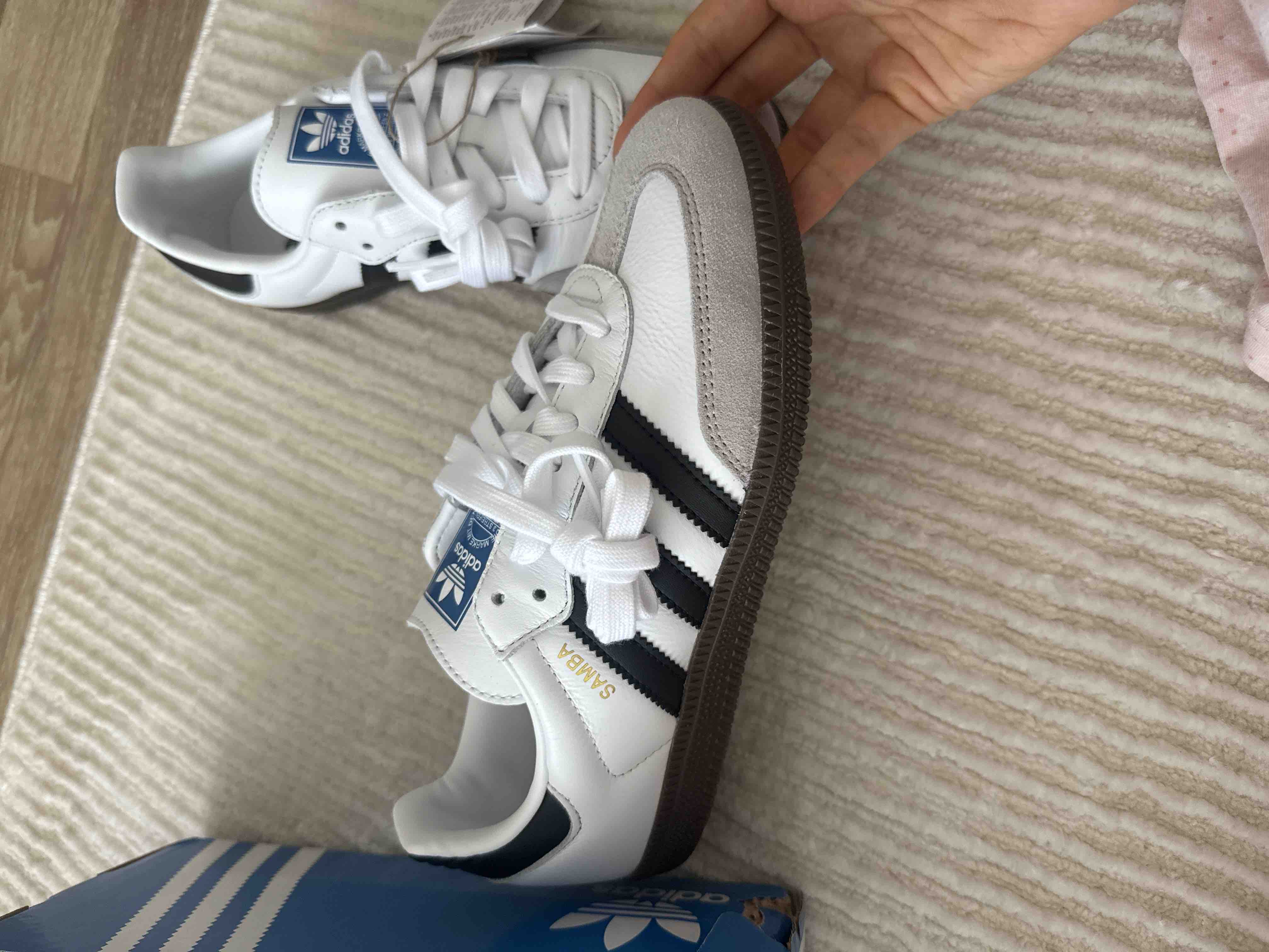 adidas Samba OG Unisex Beyaz Spor Ayakkabı | SuperKids