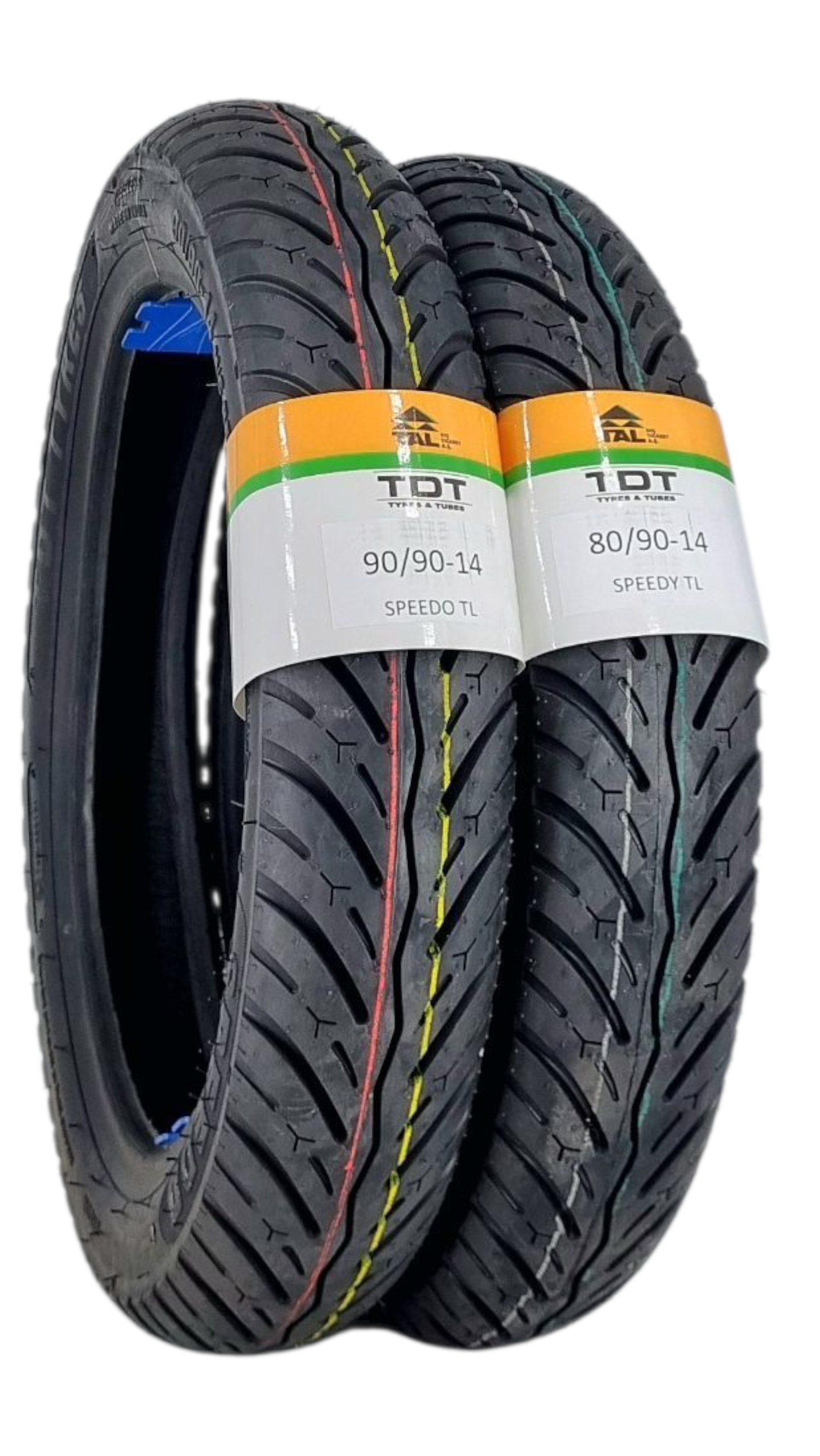 TDT TYRES HONDA DİO LASTİK TAKIMI 90/90-14 VE 80/90-14 TL (TUBELESS - DUBLEKS) SPEEDY