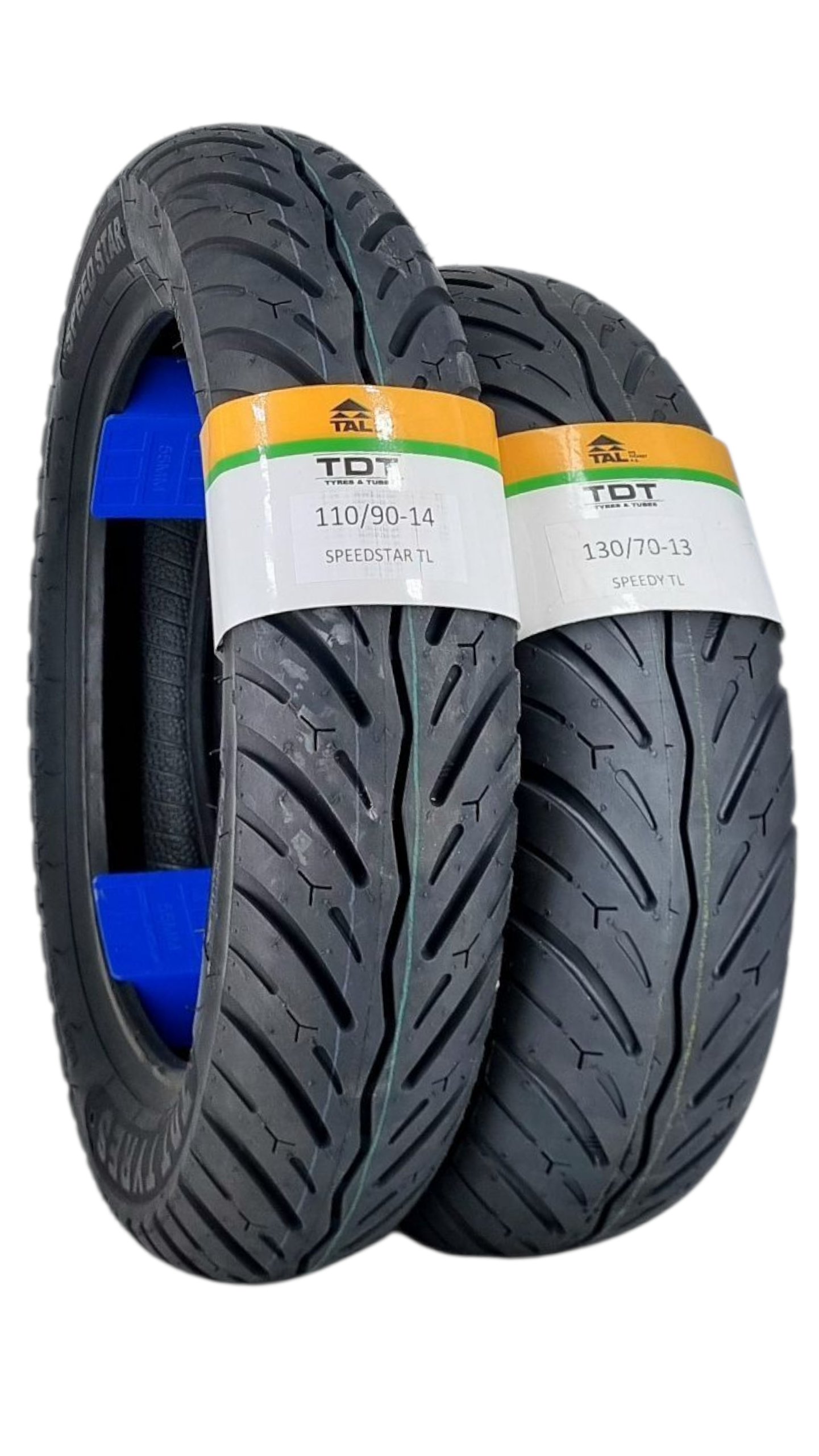 TDT TYRES 130/70-13 VE 110/90-14 TL (TUBELESS - DUBLEKS) SPEEDY LASTİK TAKIMI