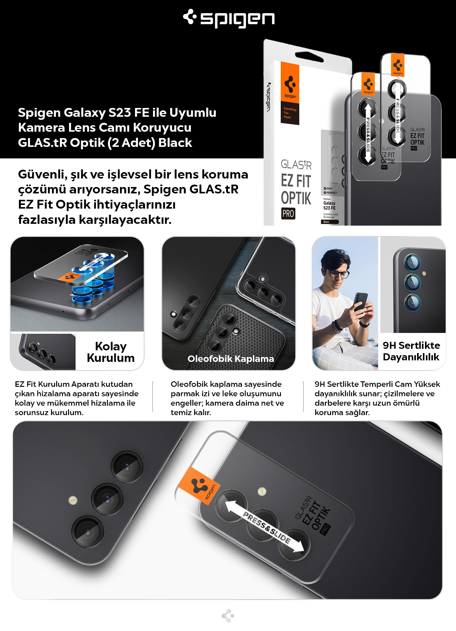 Kamera Lens Camı Koruyucu Bilgileri Başlık