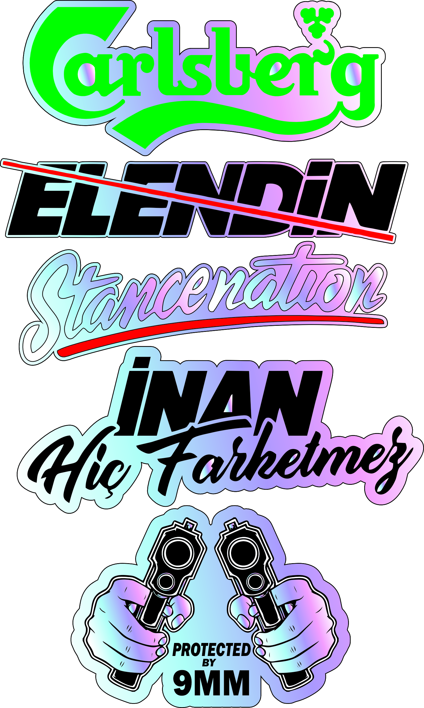 HOLOGRAM A5 STİCKER 029