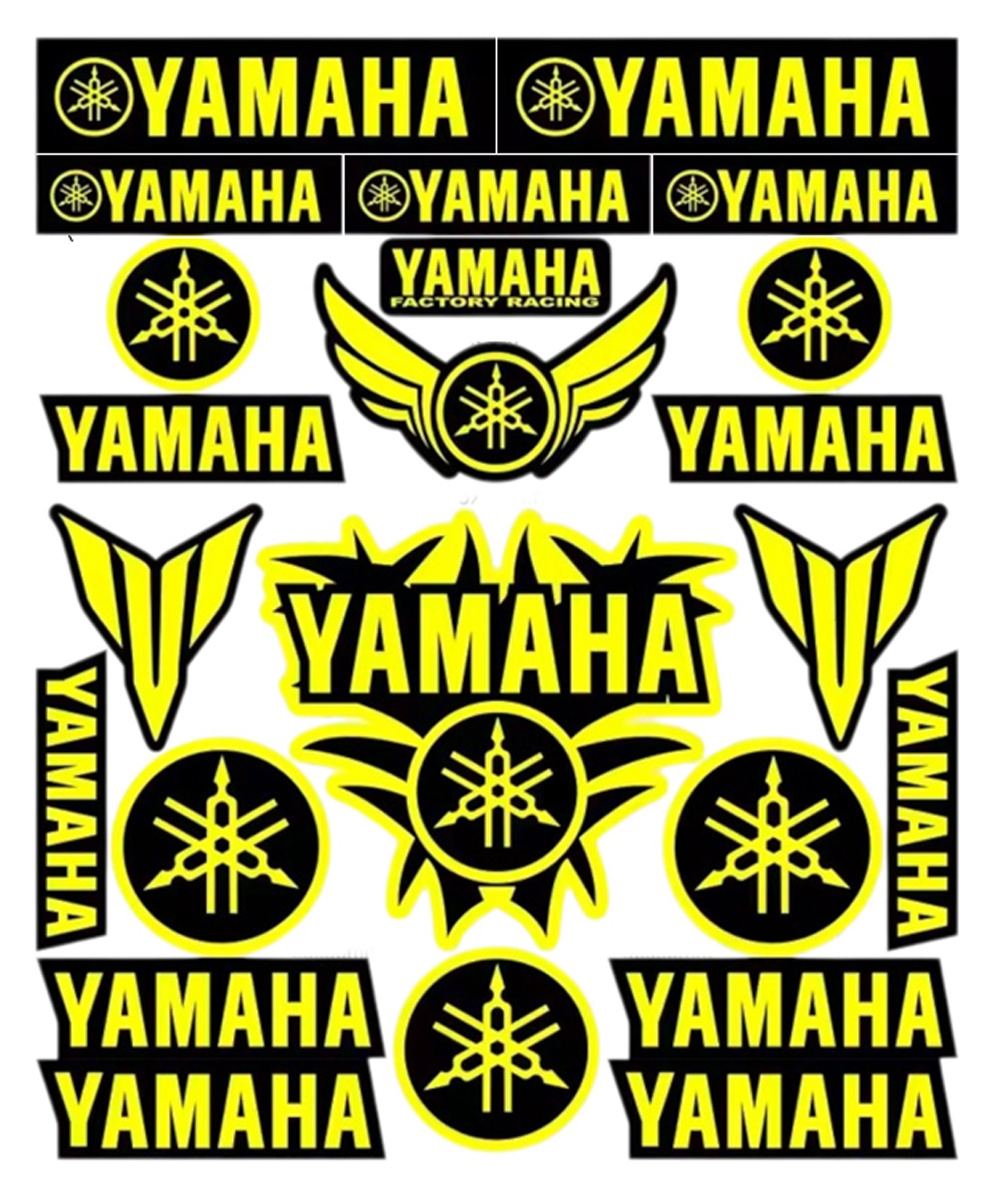 YAMAHA A4 STİCKER SARI