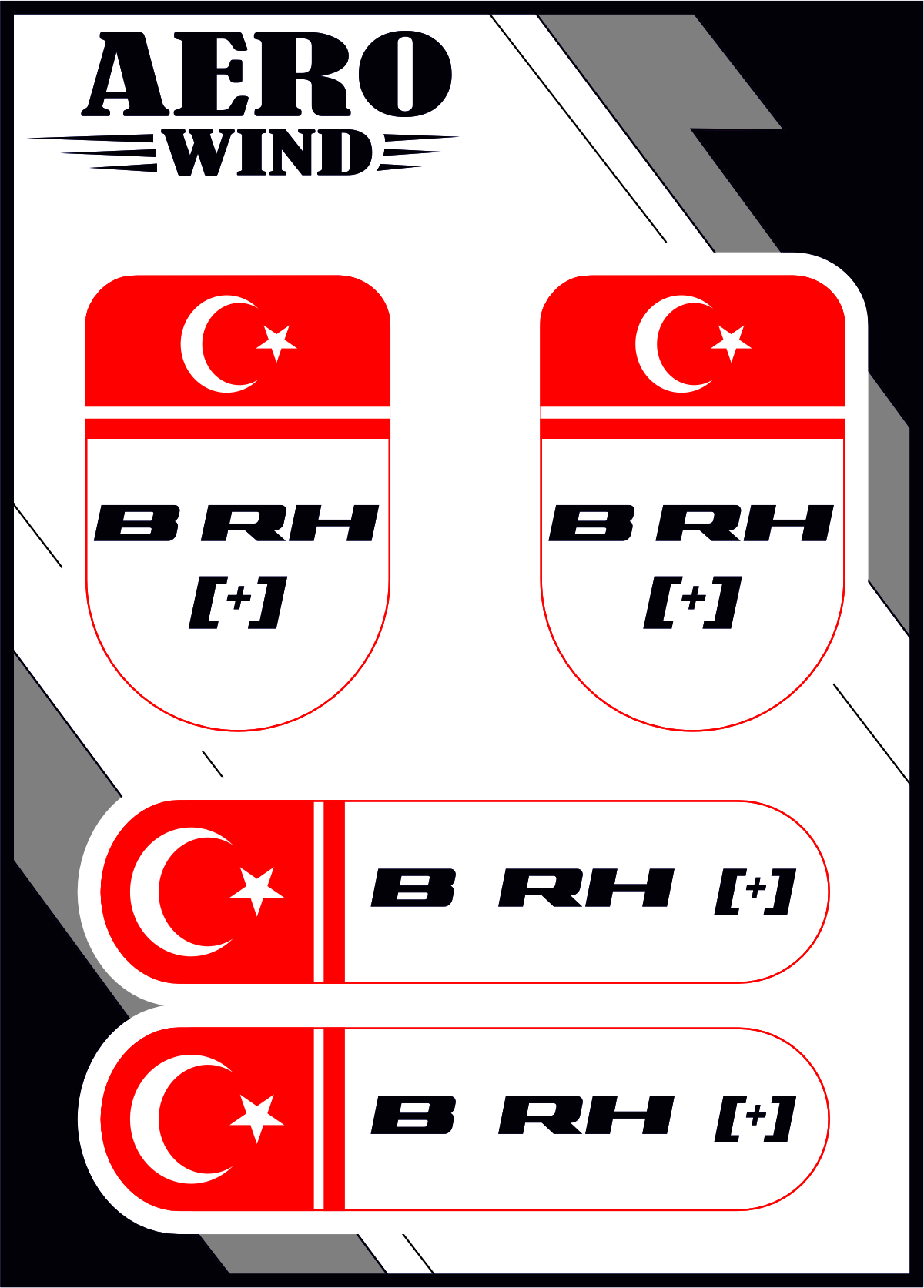 KAN GRUBU BRH+ DAMLA STİCKER BEYAZ