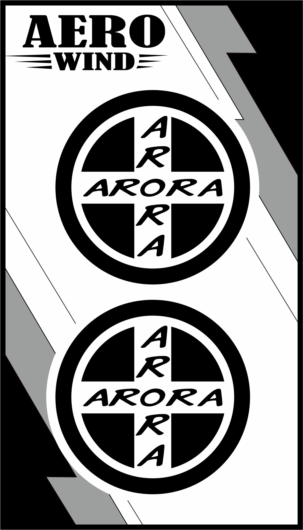 ARORA İKİLİ DAMLA STİCKER BEYAZ