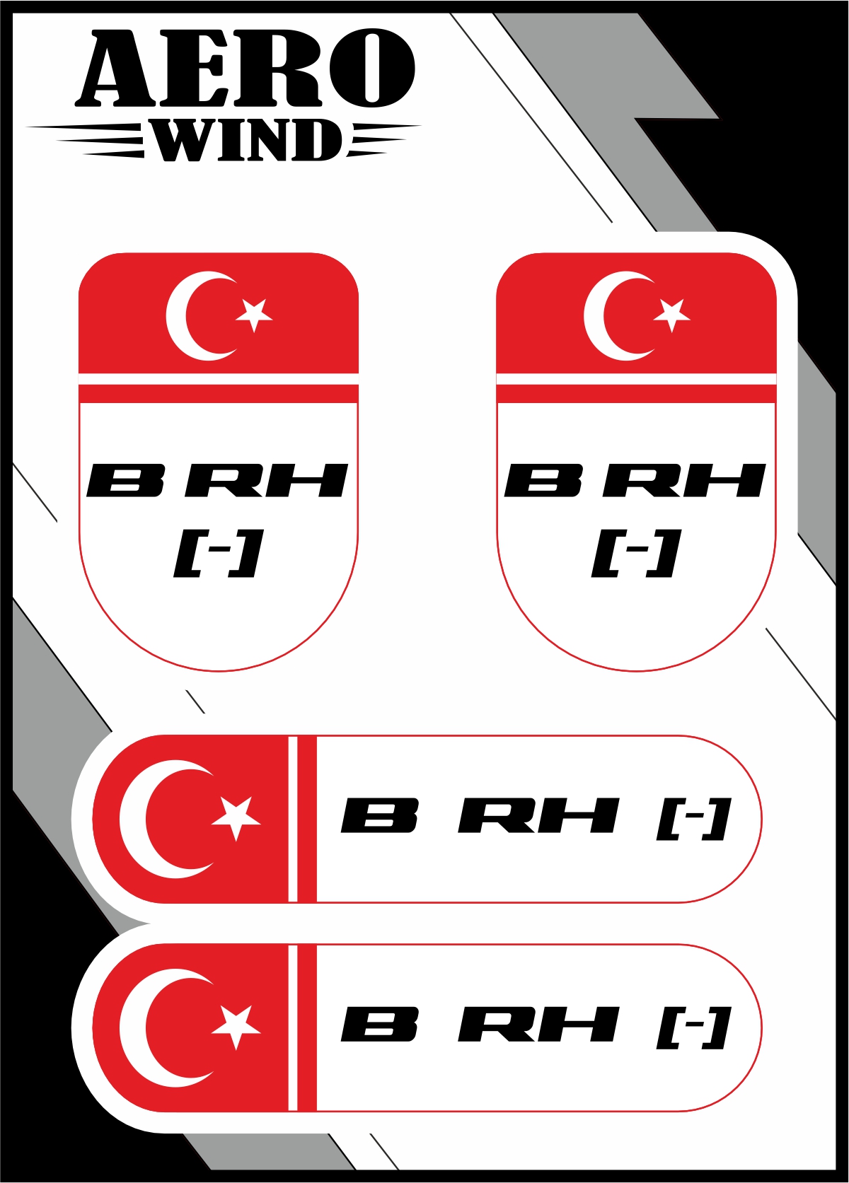 KAN GRUBU BRH- DAMLA STİCKER BEYAZ