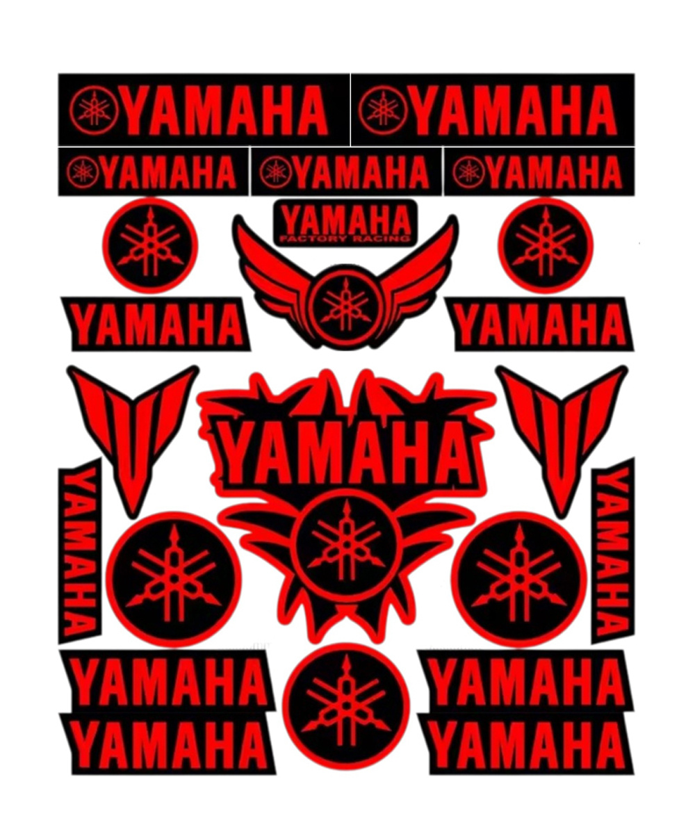 YAMAHA A4 STİCKER KIRMIZI