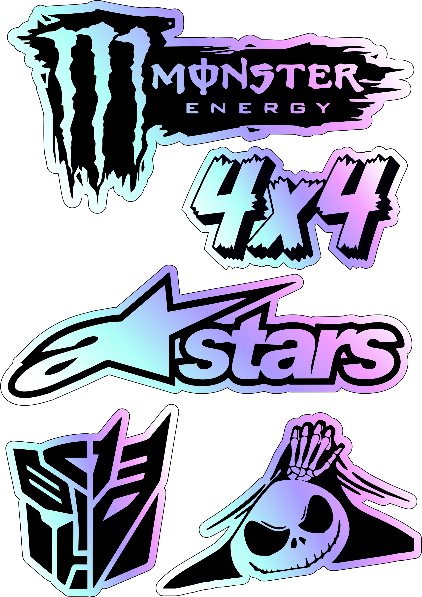HOLOGRAM A5 STİCKER 014