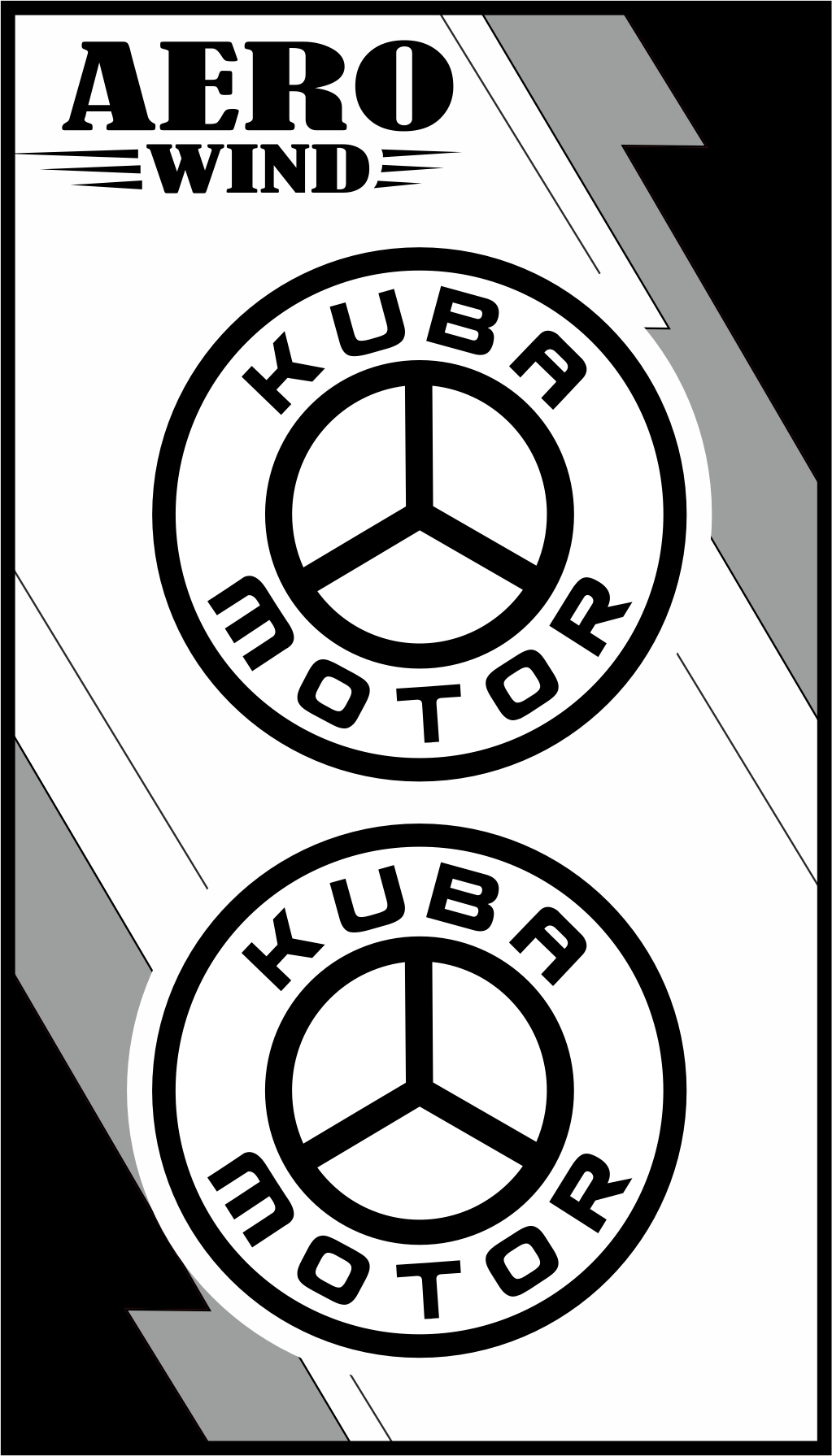 KUBA İKİLİ DAMLA STİCKER BEYAZ