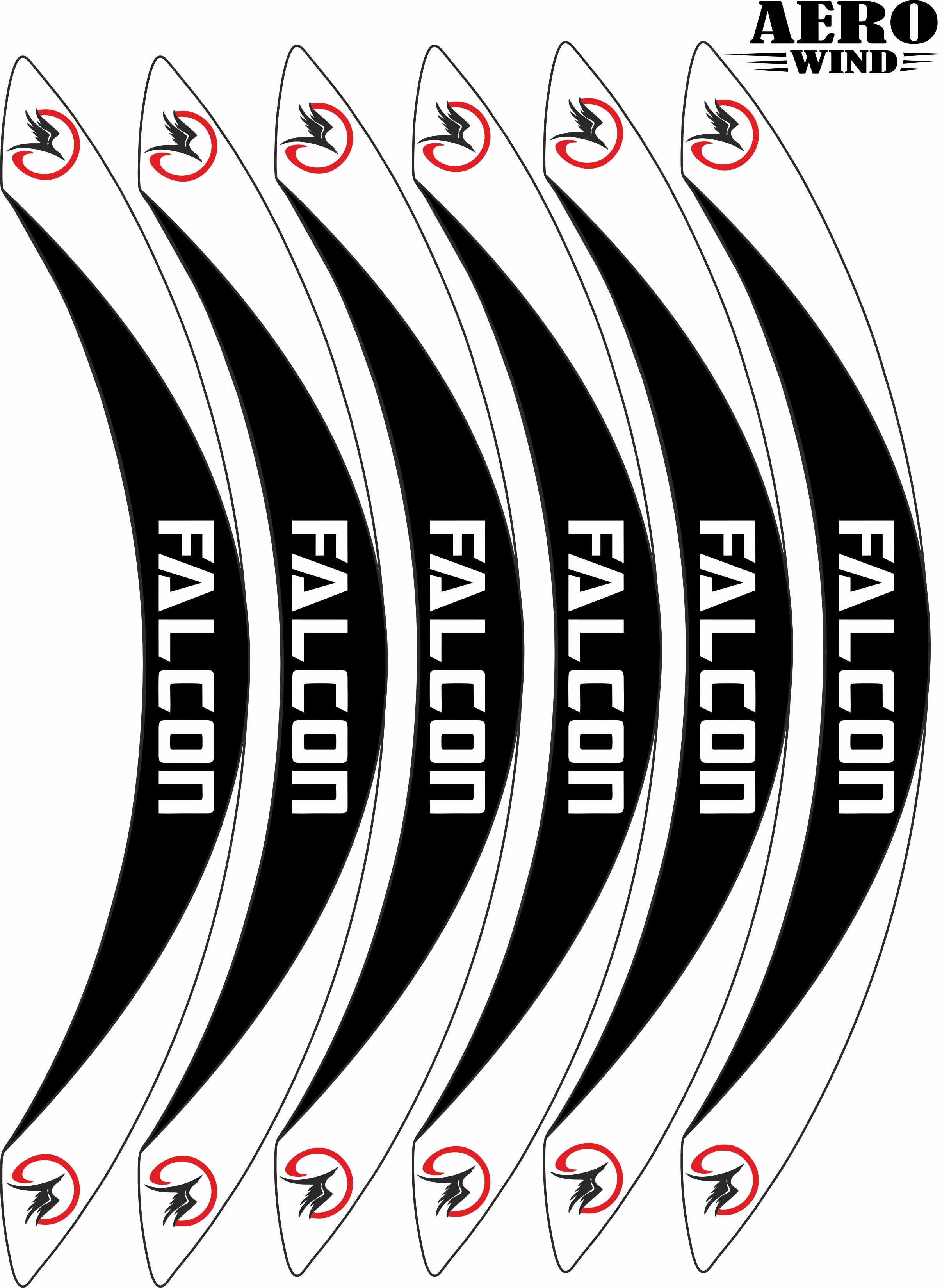 FALKON UYUMLU JANT ŞERİDİ SET BEYAZ