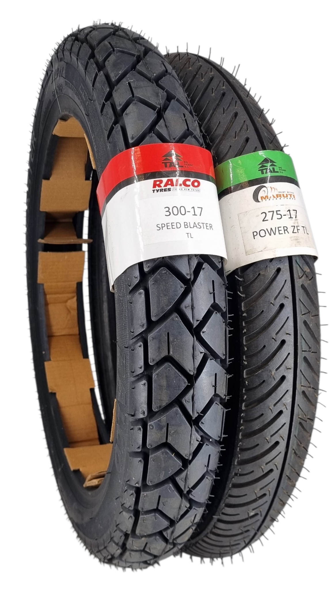 TDT TYRES 300-17 ve 275-17 (TUBELESS - DUBLEKS) Speedblaster/Power Lastik Takımı