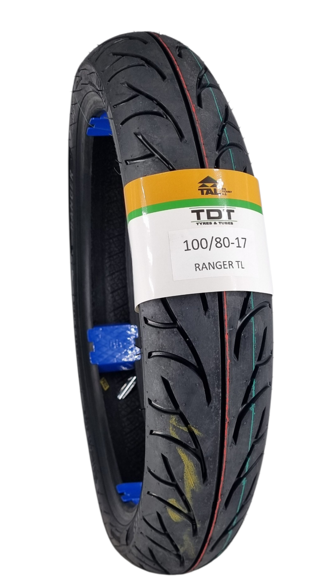 TDT TYRES 100/80-17 TL (TUBELESS - DUBLEKS) Motosiklet Lastiği Ranger