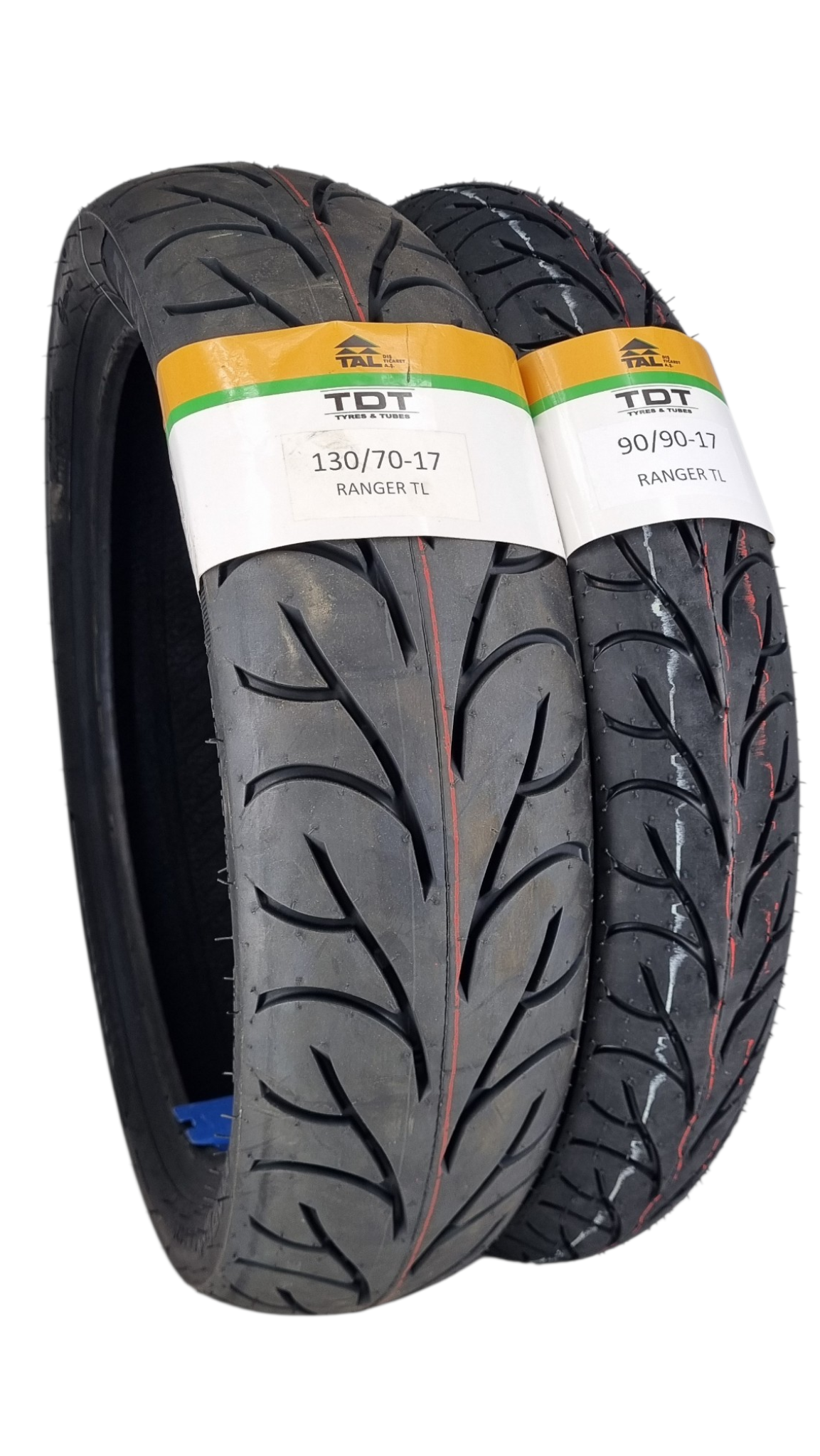TDT TYRES 130/70-17 ve 90/90-17 (TUBELESS - DUBLEKS) Ranger Lastik Takımı