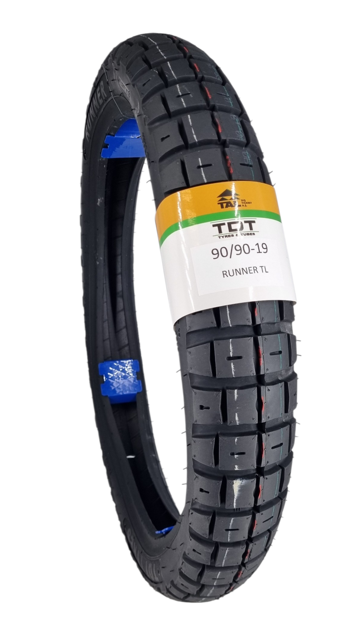 TDT TYRES 90/90-19 TL (TUBELESS - DUBLEKS) Motosiklet Lastiği Runner