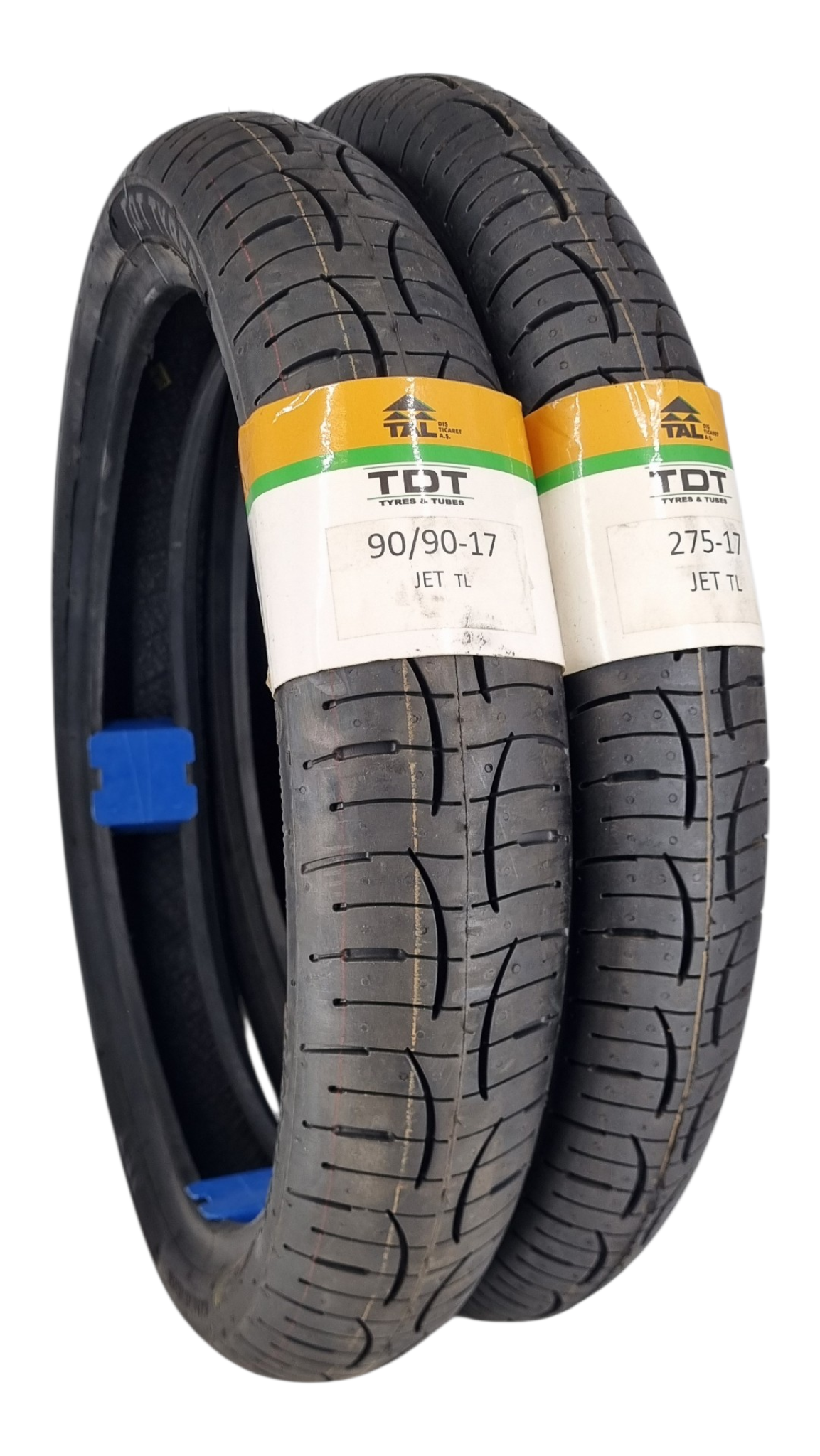 TDT TYRES 90/90-17 ve 275-17 (TUBELESS - DUBLEKS) Jet Lastik Takımı