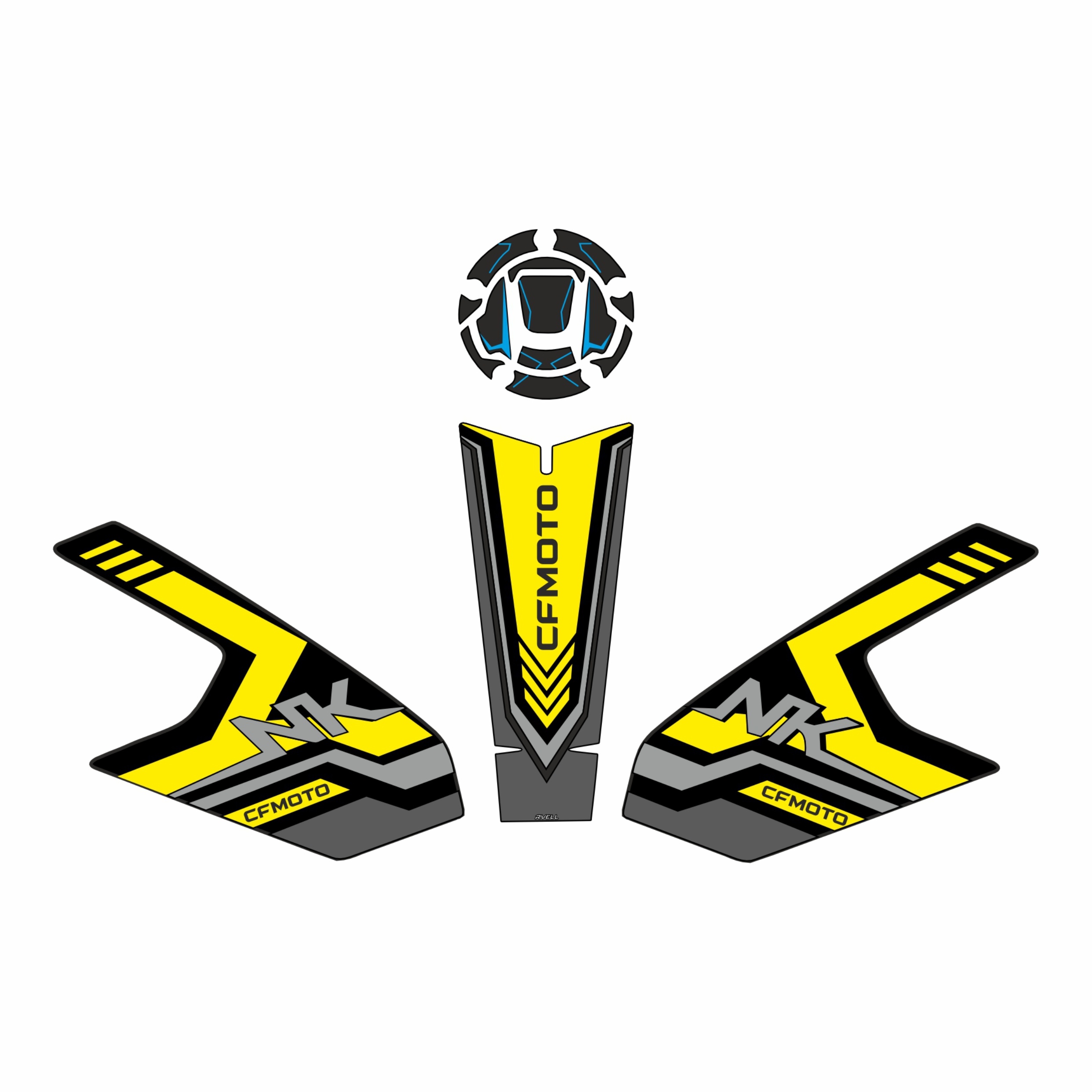 CF Moto 250 NK 2023-2024 Uyumlu Tank Pad 004