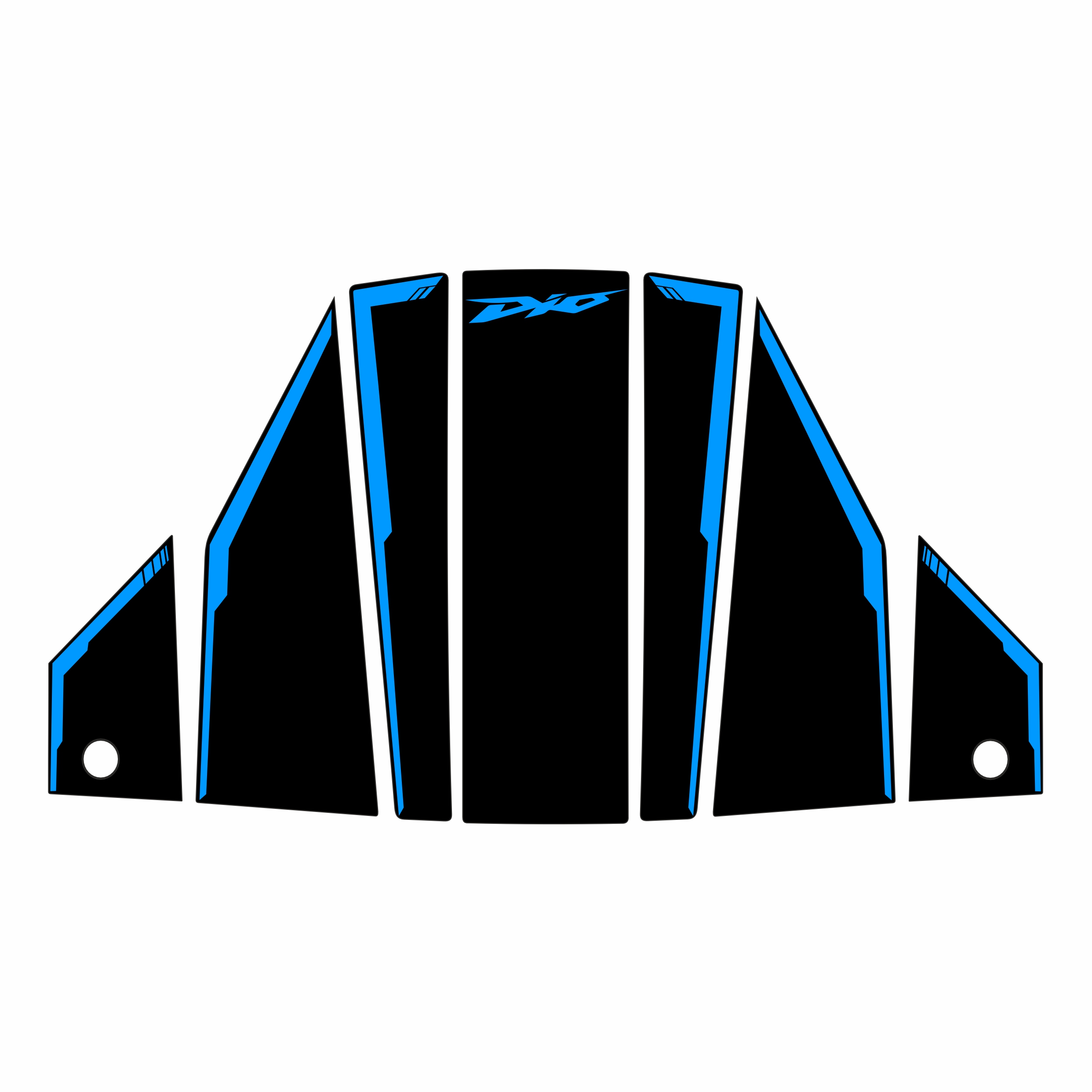 HONDA DİO 2021 - 2025 Uyumlu TANK PAD SET 004
