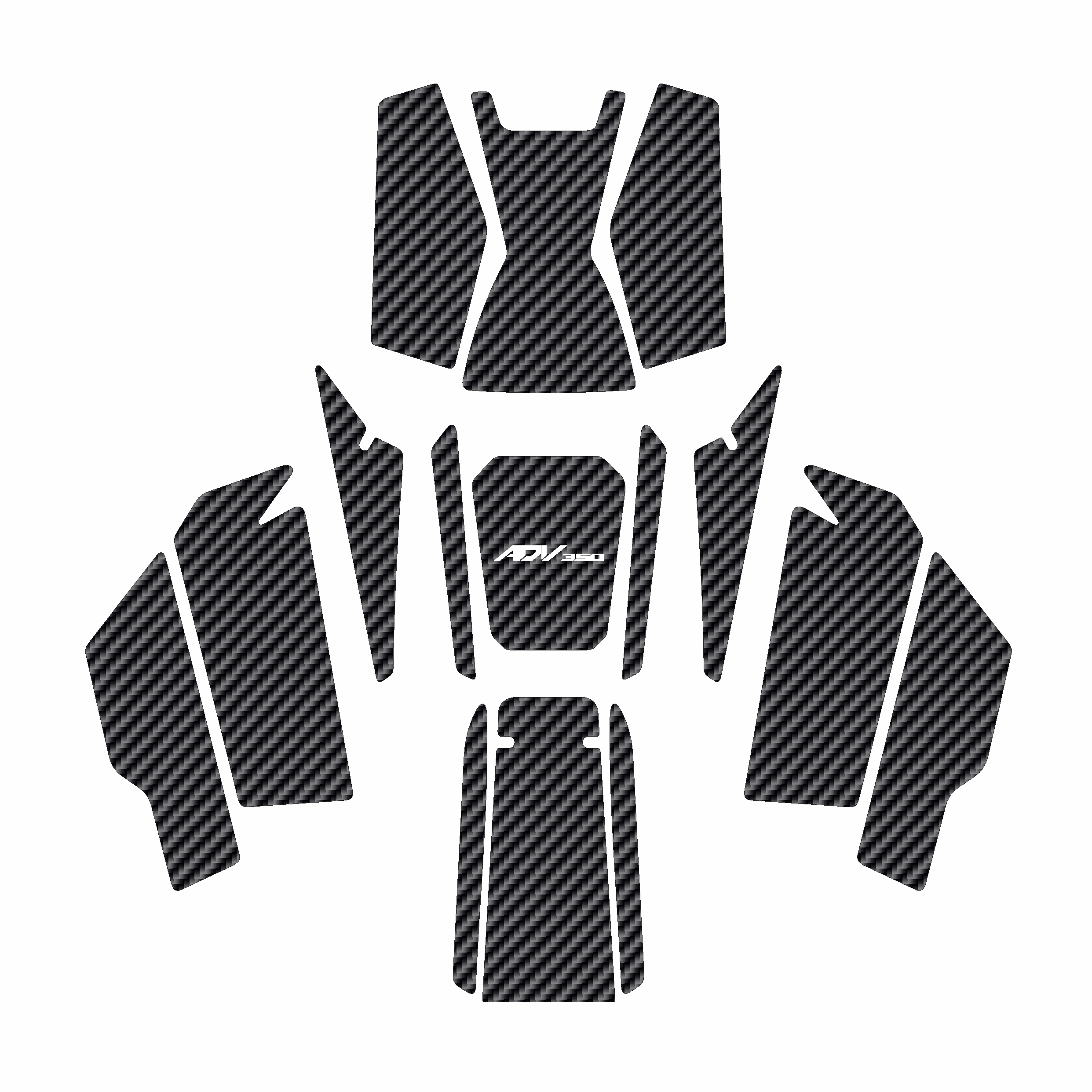 HONDA ADV 350 2023-2025 Uyumlu TANK PAD SET 001