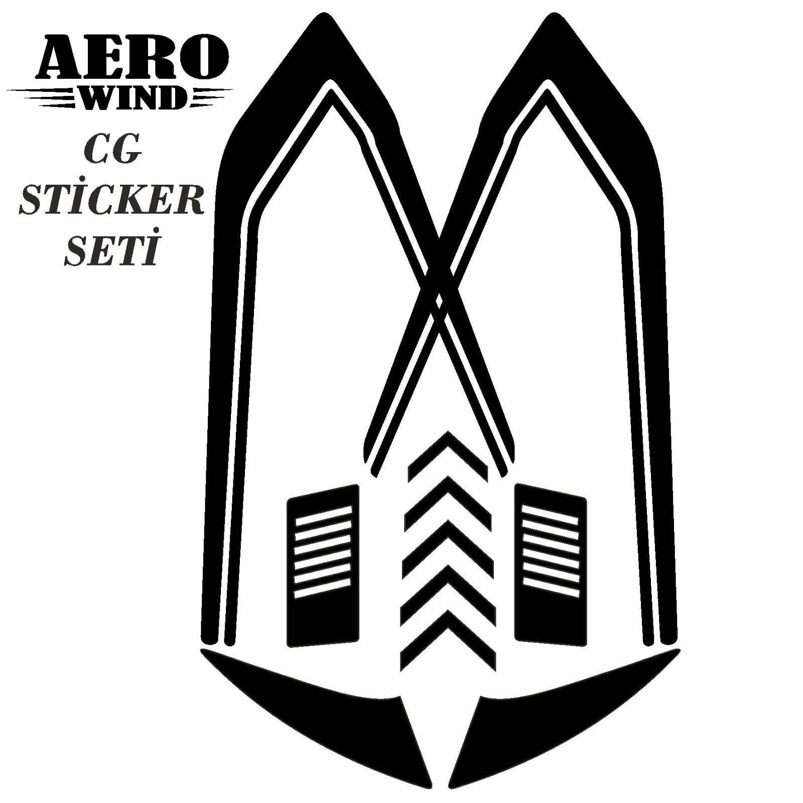 CG Depo Şeridi Full Set Siyah 004