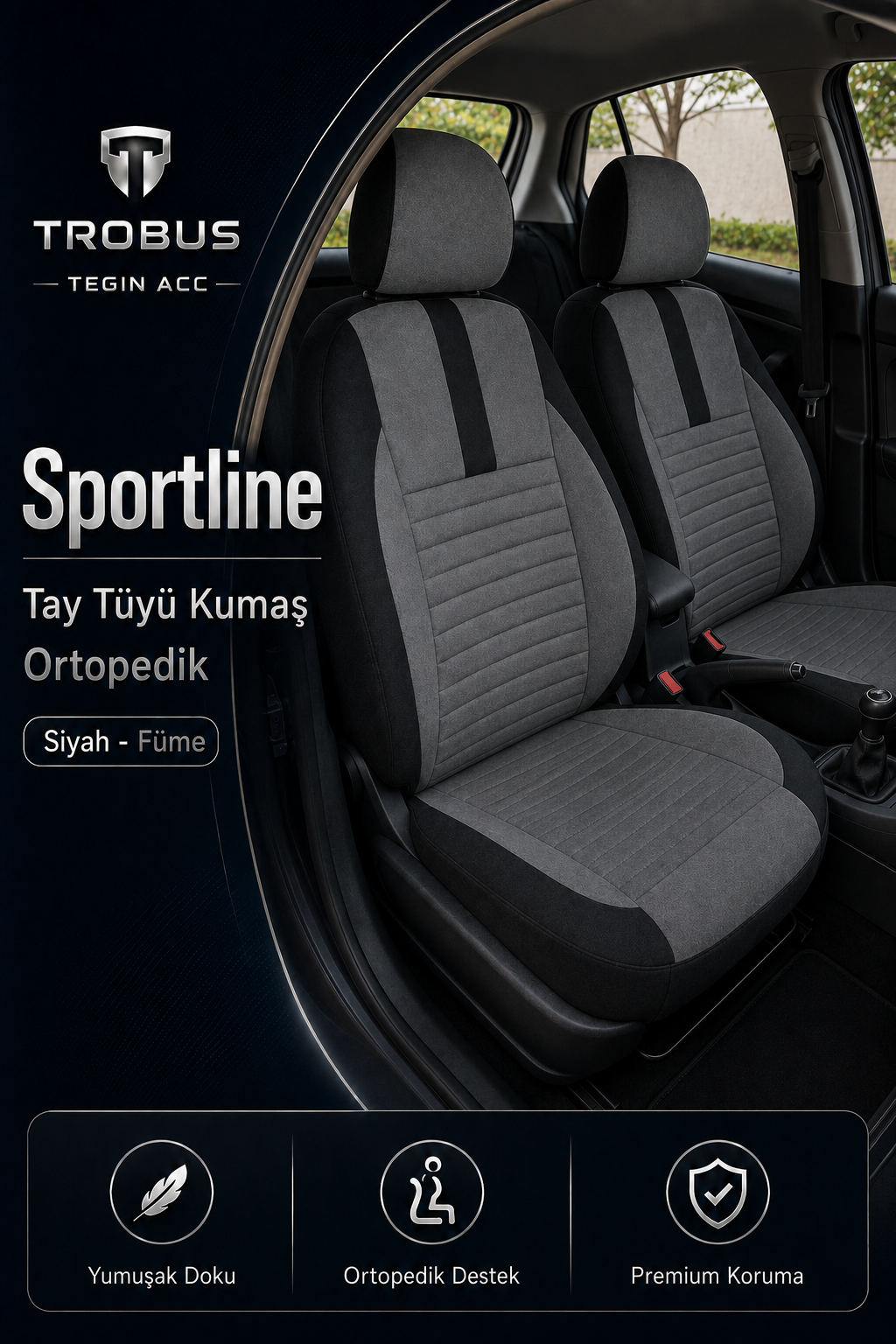 Sportline Serisi: Araç İçinde Konfor, Koruma ve Şık Görünüm