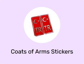 Coats of Arms Stickers & Phosphor Strips