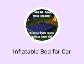 Inflatable Bed for Car Interior