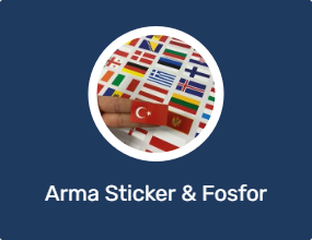 Arma Sticker & Fosfor Şerit