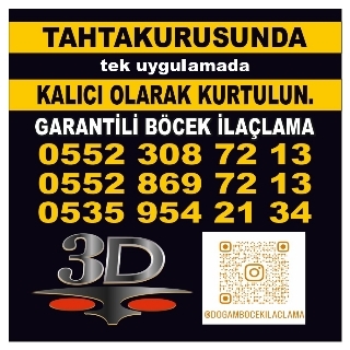 DOĞAM BÖCEK İLAÇLAMA