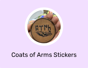 Coats of Arms Stickers & Phosphor Strips