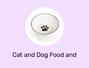 Cat and Dog Food and Water Containers