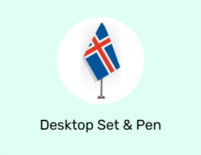Desktop Set & Pen Holder & Business Card Holder