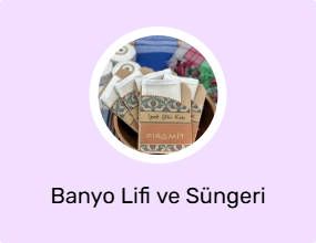 Banyo Lifi ve Süngeri