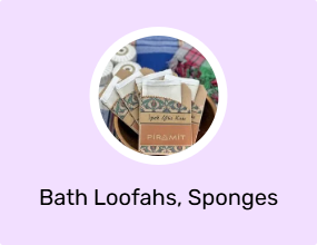 Bath Loofahs, Sponges & Poufs