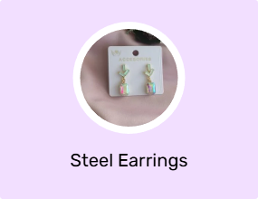 Steel Earrings