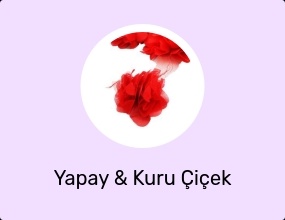 Yapay & Kuru Çiçek