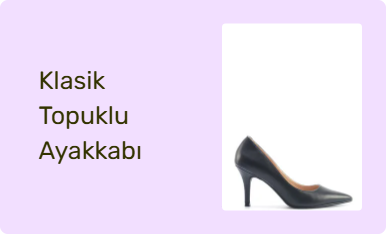 Klasik Topuklu Ayakkabı