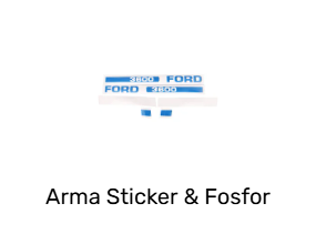 Arma Sticker & Fosfor Şerit