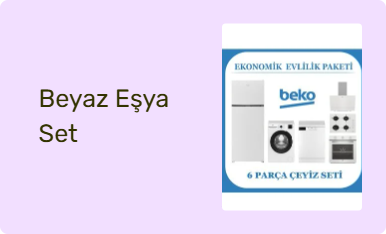 Beyaz Eşya Set