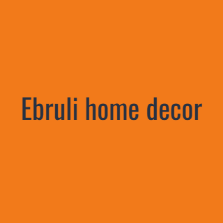 Ebruli home decor