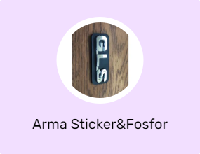 Arma Sticker&Fosfor Şeritler