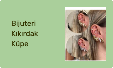 Bijuteri Kıkırdak Küpe