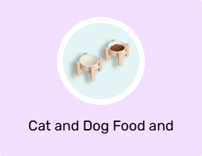 Cat and Dog Food and Water Containers