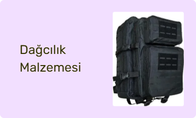 Dağcılık Malzemesi