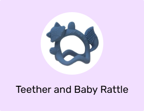 Teether and Baby Rattle